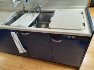 新潟キッチン取付け隊　トップオープン食洗機の工事　施工前